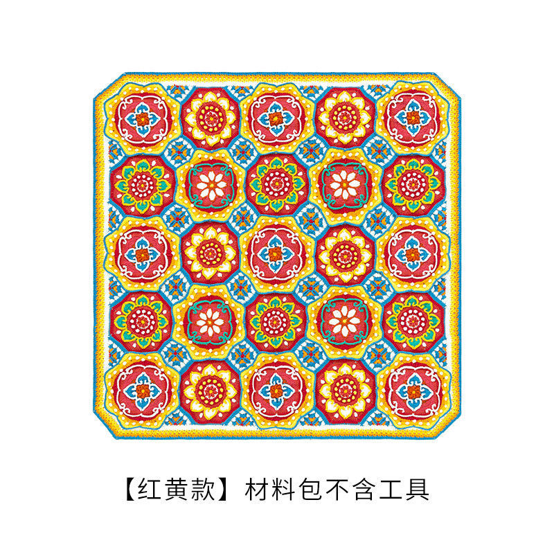 苏苏姐家如意莲花毯毯子编织diy棉线钩针毛线团材料包譱