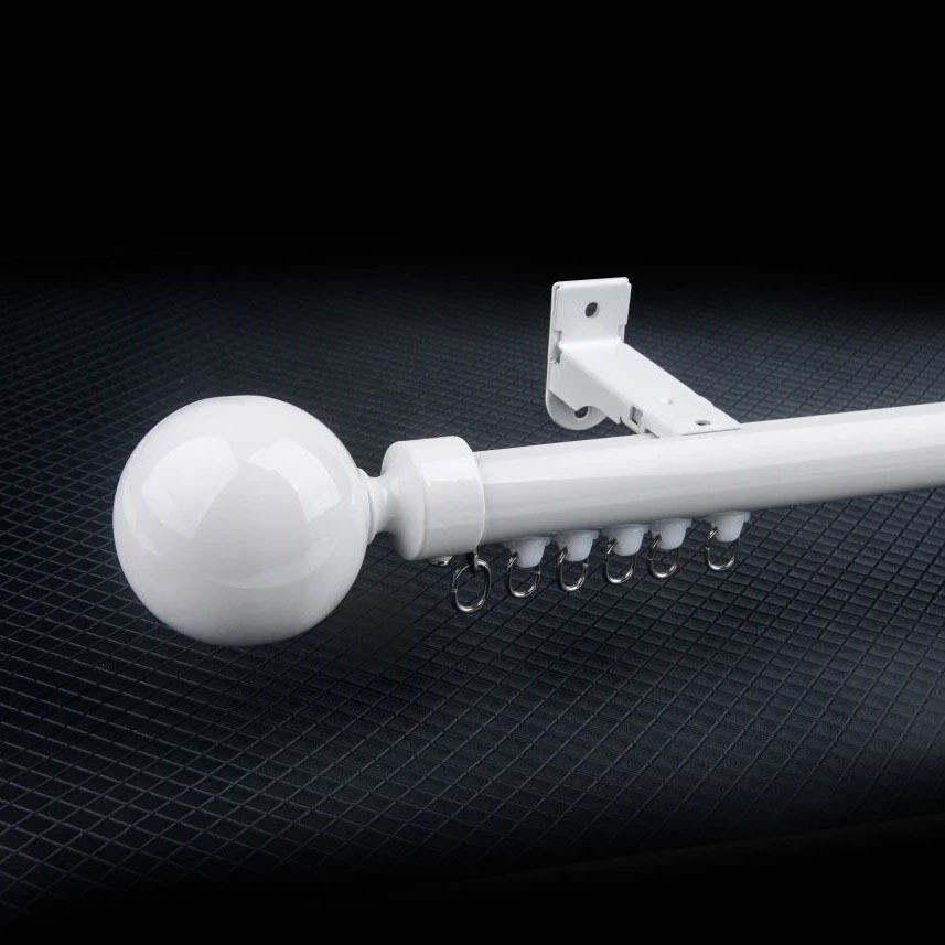 加厚铝合金窗帘轨道罗马杆下滑轨轨窗帘滑轨双轨道静音窗帘静音