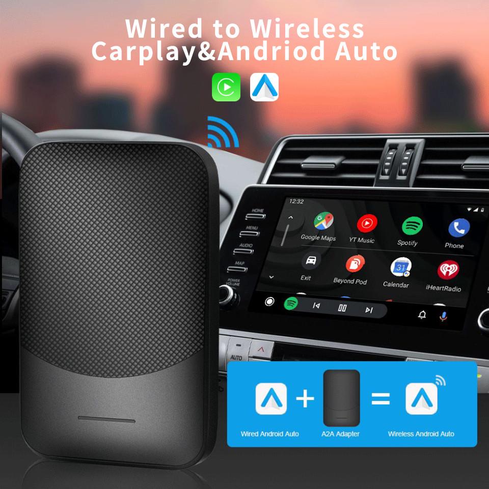 carplay盒子有线转无线carplay模块汽车适配器车载互联盒安卓auto