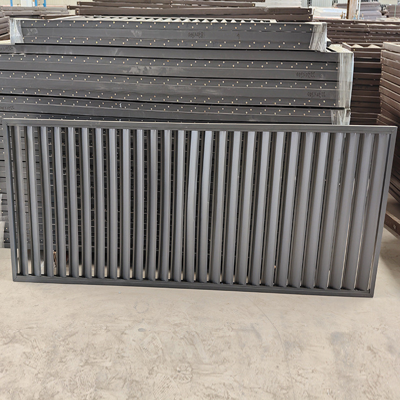 外墙锌钢百叶窗建筑外墙遮阳固定铝百叶窗浴室通风外墙装饰百叶