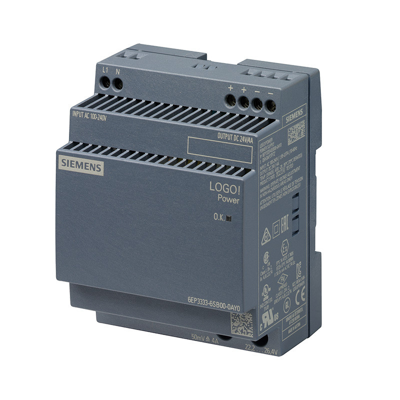 6EP3333-6SB00-0AY0LOGO!Power工业电源，单相DC24V/4A