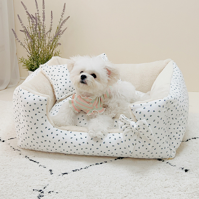 宝比熊高端四季宠物窝可拆洗保暖狗窝猫窝床丽珍马尔济斯小中型犬