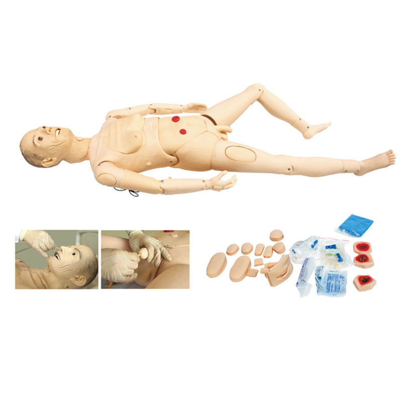 热销高级护理老年护理人(男性)全功能训练模型人体模型kas/22