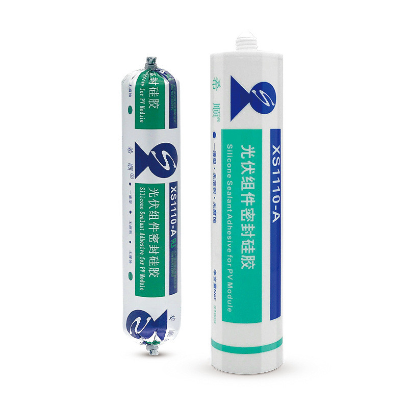 希顺有机硅胶太阳能光伏组件专用密封粘接胶抗震结构胶耐高温胶