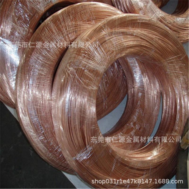 现货供应t2导电紫铜丝软态紫铜线tu2无氧铜线无氧铜丝0.2-2.0mm