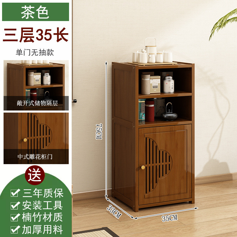 新中式博古架茶架展示架置物茶室多宝阁茶具茶叶收纳茶柜实木架子