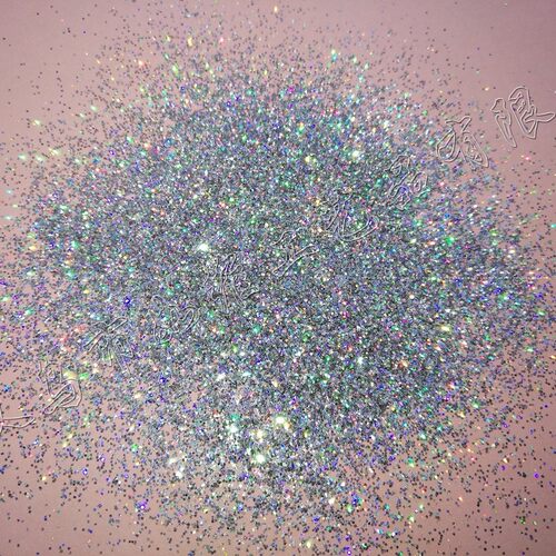 耐溶剂细银0.4-2mm64128pet金葱粉美甲镭射闪粉亮片化妆圣诞礼品