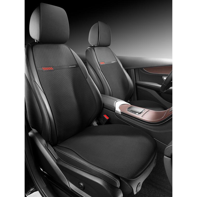 热销23新款汽车坐垫四季通用翻毛皮半包马鞍垫透气轻薄座套MA1热