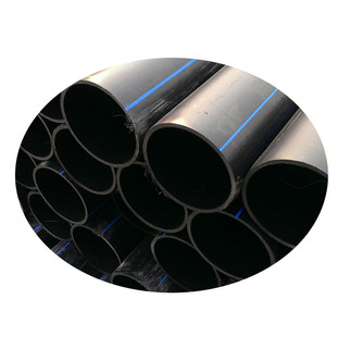 hdpe自来水管pe给水管黑色料全新dn200pe给水管道供水管现货