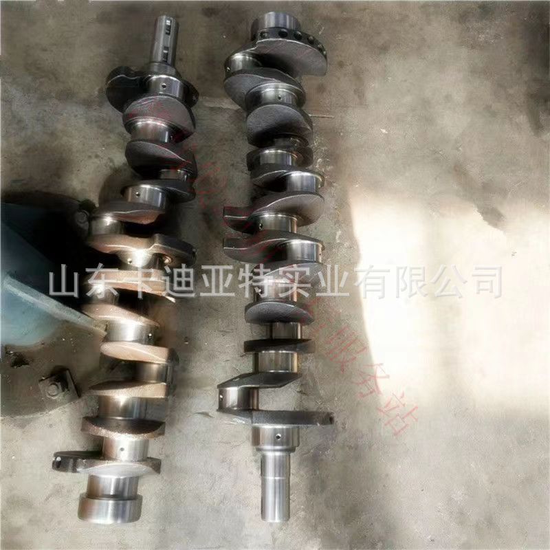 潍坊六缸发动机曲轴 R6105 6108 6110ZLD柴油机配件 75/100/120KW