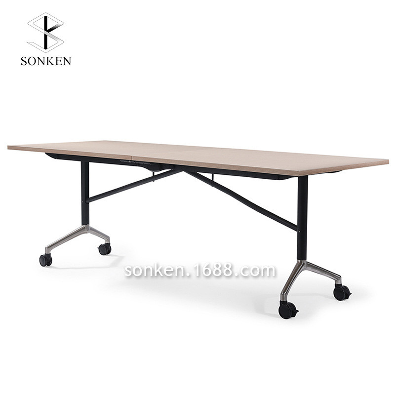 多人员工会议大型培训桌大型会议长条接待桌酒店会议室洽谈折叠桌
