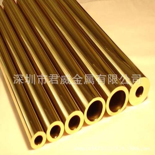 批发铜壁铜管h59h62h65黄铜圆管51*1.5mm黄铜管超薄水管
