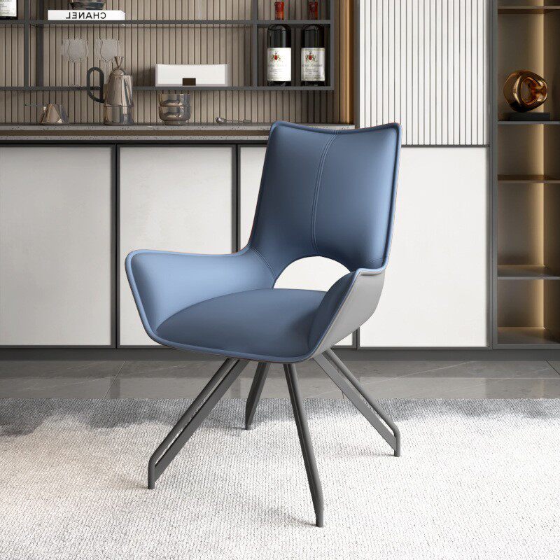 家用现代简约旋转椅子靠背椅子办公椅沙发椅阳台洽谈桌椅休闲餐椅