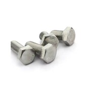 厂家直供201不锈钢外六角螺栓外六角螺丝din933 gb30平脑外六角新