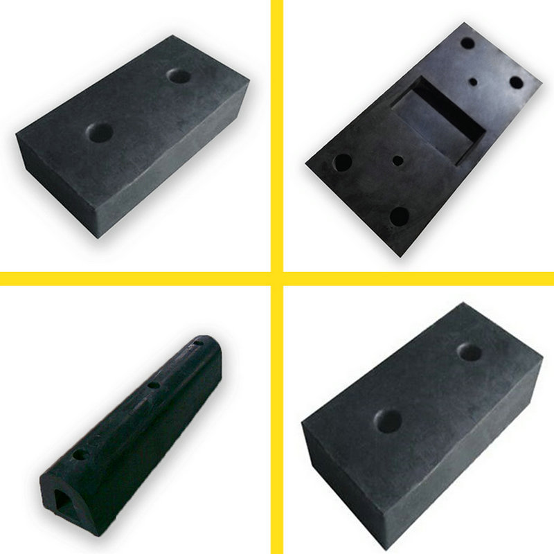 防滑船用橡胶防撞块牵引机减震货车橡胶块护栏柱防撞胶块定制