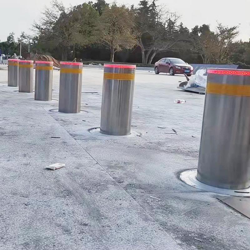 全自动升降柱小区液压路口一体式伸缩立柱可遥控学校升降柱