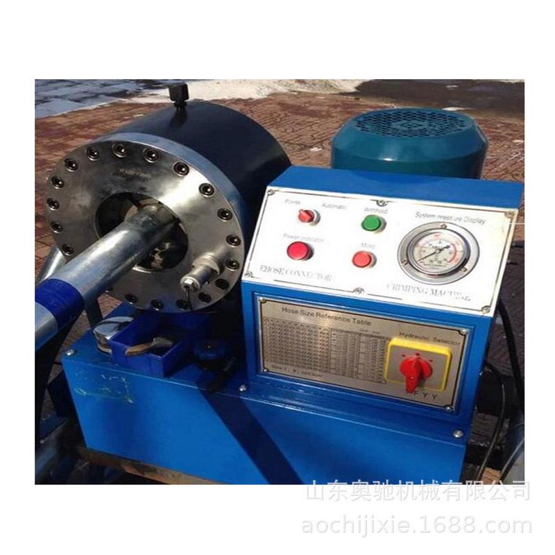 热销供应缩蔬菜机小型立式液压缩管机管大棚扣管机厂家