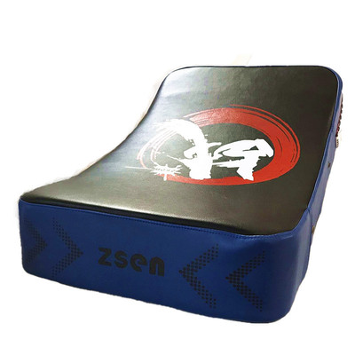 热销成人智森后蹬胸靶弧形加厚加大脚靶弯靶跆拳道zsen训练后踢侧