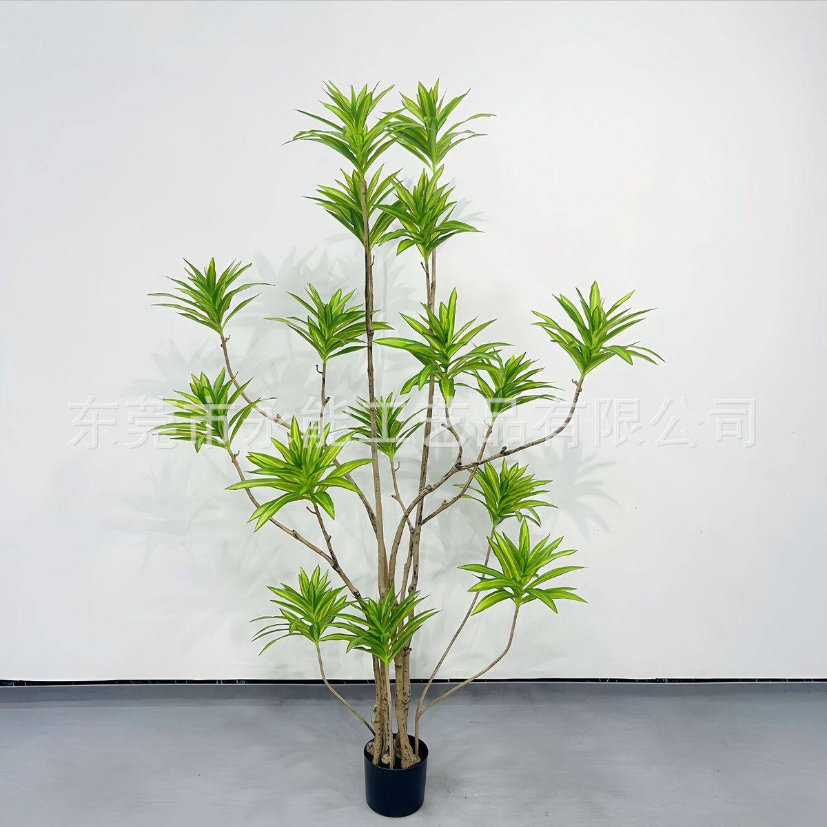 北欧ins风仿真绿植植物盆栽竹大型装饰百合室内客厅落地假树摆件