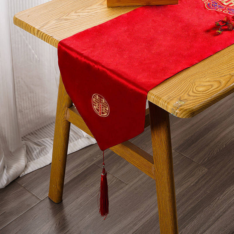 中式结婚礼复古桌布艺茶席喜庆红色桌旗新年中国风棉麻婚庆长条巾,节庆用品/礼品,礼花/礼炮,淘宝优惠券,粉丝福利购,淘宝优惠卷