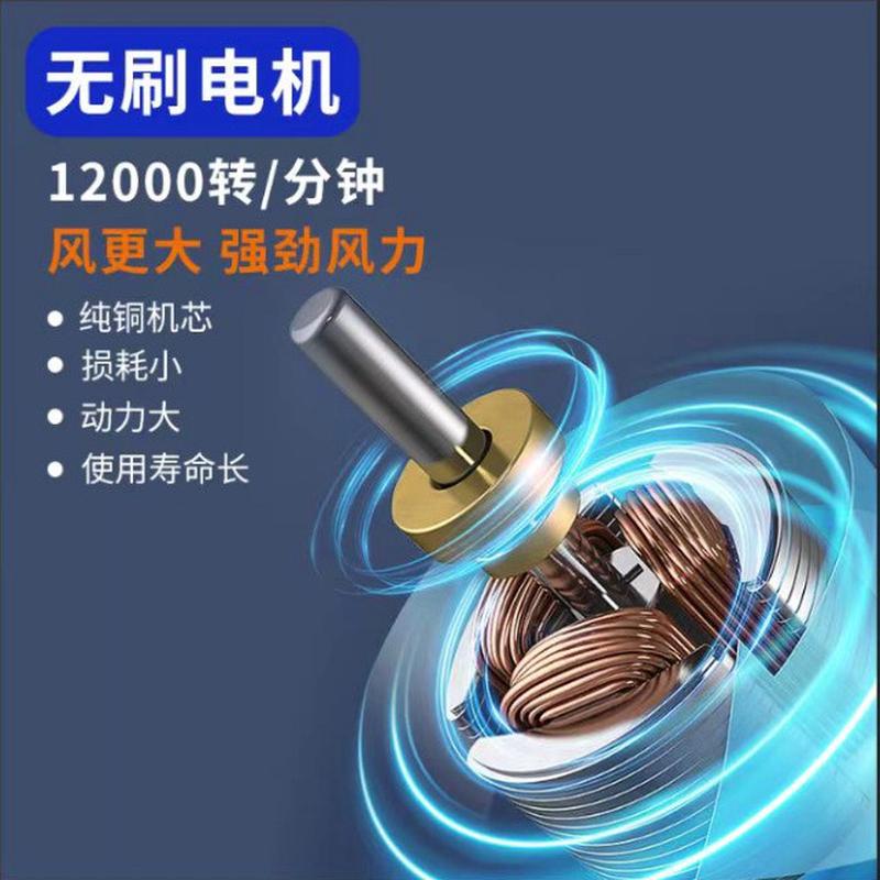 户外挂腰风扇大风力随身挂脖风扇迷你USB便携式降温腰间凉肤机