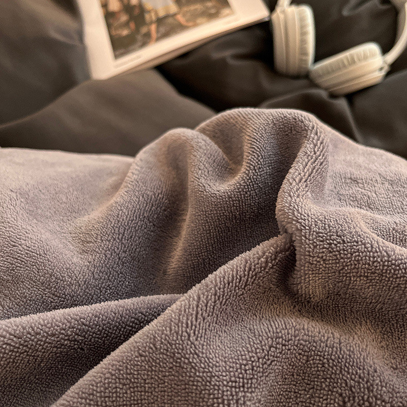 jw冬季水洗棉150x200x230纯被套单件全被罩磨毛学生宿舍单人被单1