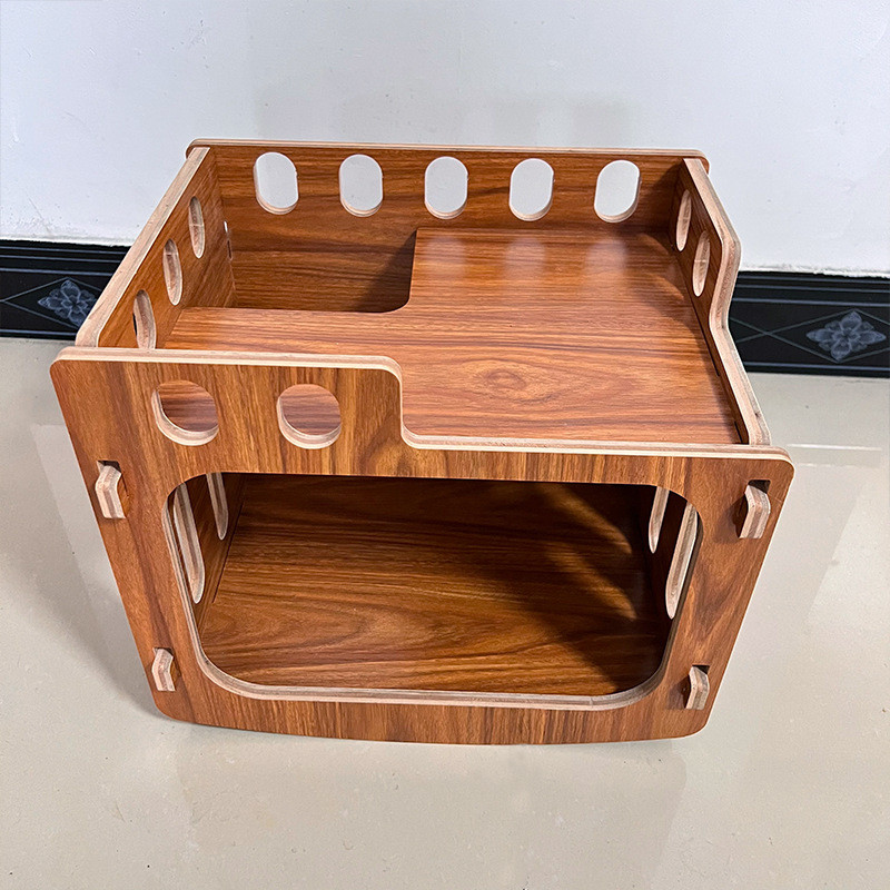 热销实木猫窝木质猫房子小猫咪幼猫床头柜摇摇床室内四季通用宠物