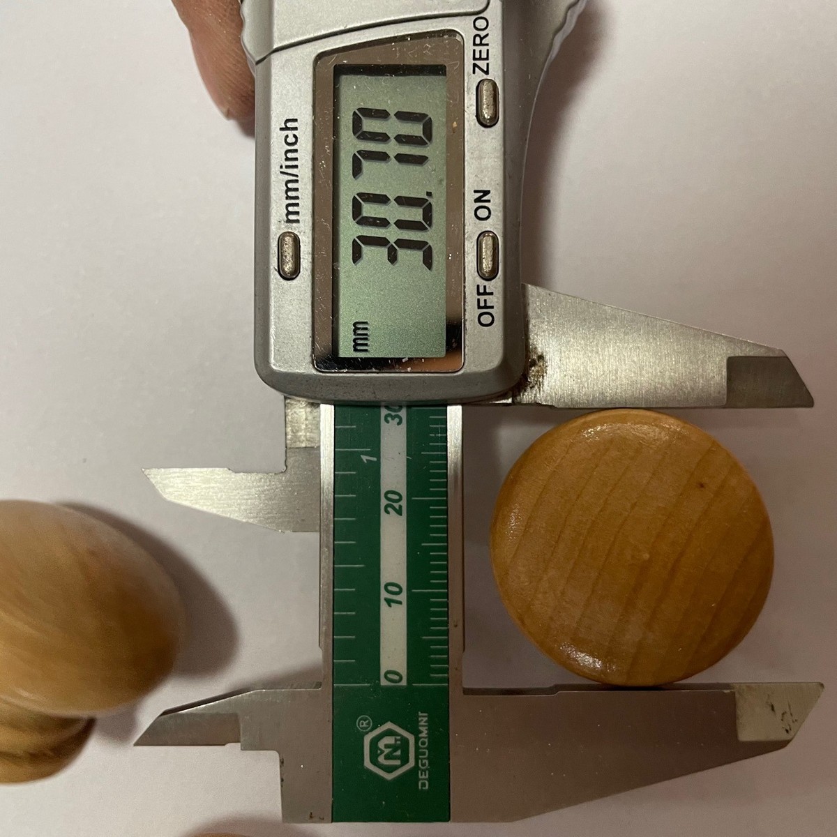100个一包30mm直径大木头拉手木质拉手抽屉木盒拉手后装拉手