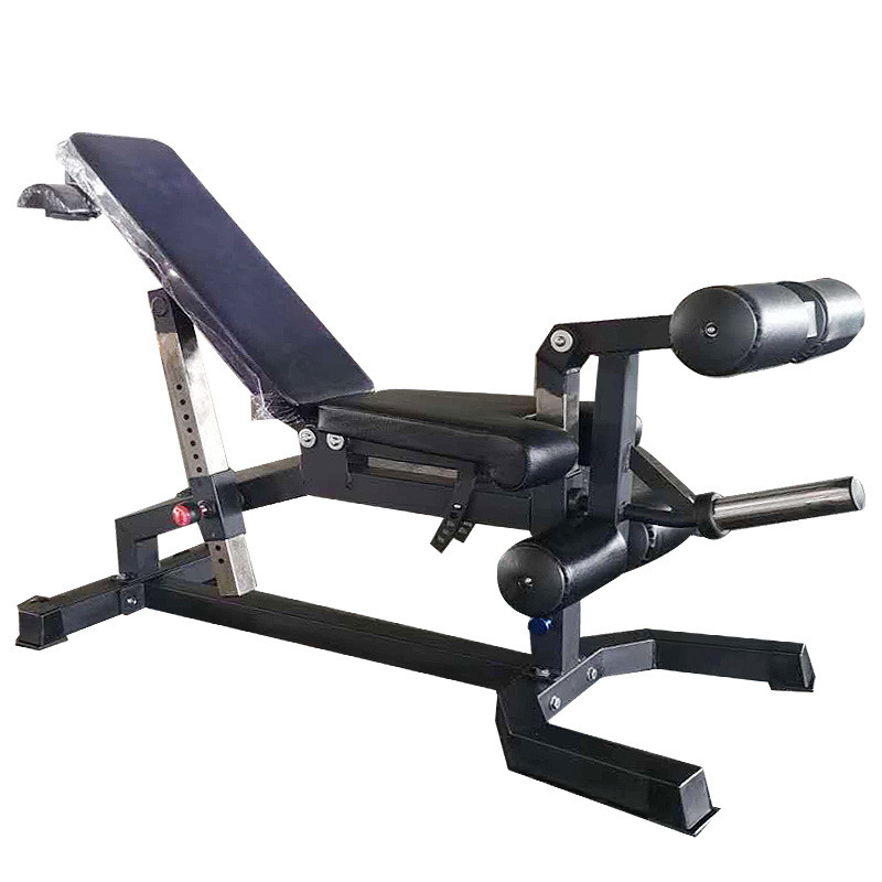 倾斜卧推多功能哑铃架可调节高度杠铃架哑铃凳健身器材举重床组合