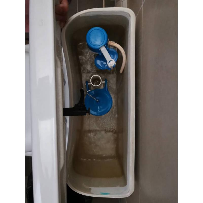 老款ROCA乐家马桶水箱配件 连体座便器 排水 3排水拍盖进水
