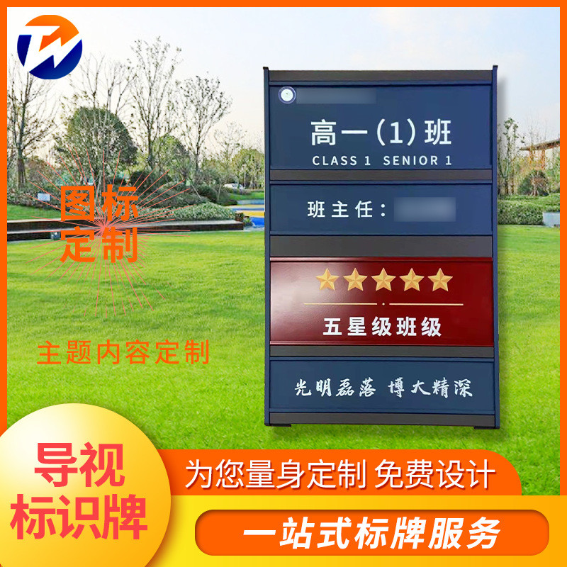 厂家定制烤漆铝合金科室牌学校楼层人员去向指引楼层医院铝制牌牌