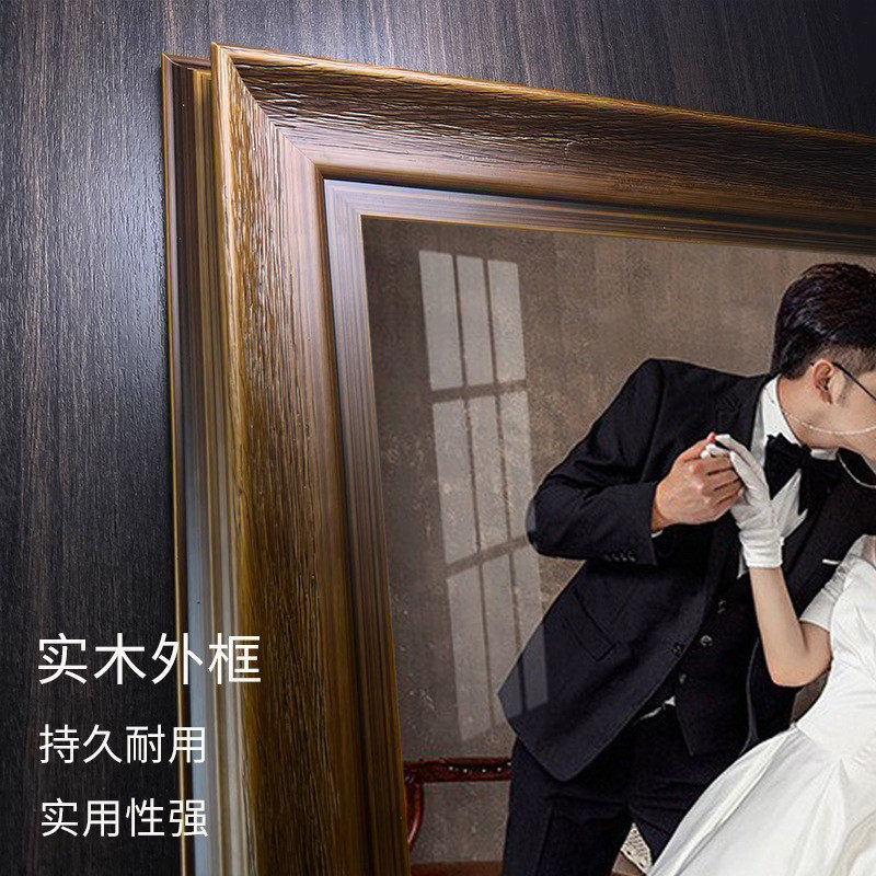 婚纱照装饰画全家福冲洗照片放大挂墙新房结婚照打印制作摆台相框
