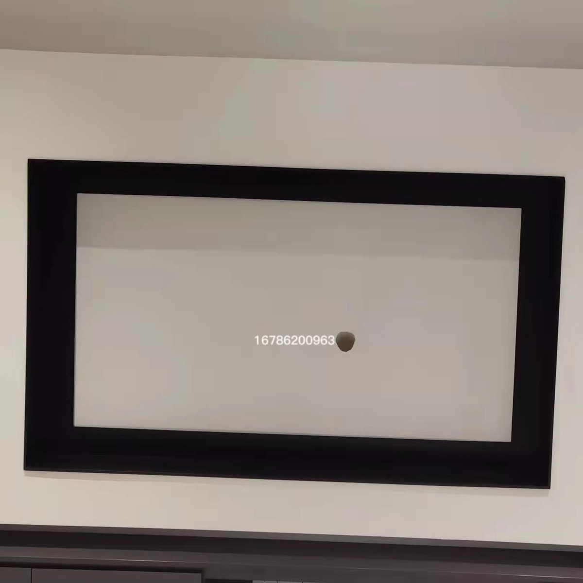 热销金属拼接款不锈钢电视背景嵌入式壁龛装饰镂空背板框架网红客