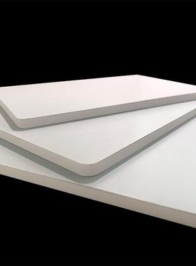 白色雪弗板定做5mm高密度pvc皮结发泡板广告展示板雕刻切割加工