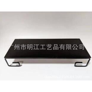 新中式沙盘造景假山展馆长方形铁艺托盘样板间桌面摆件