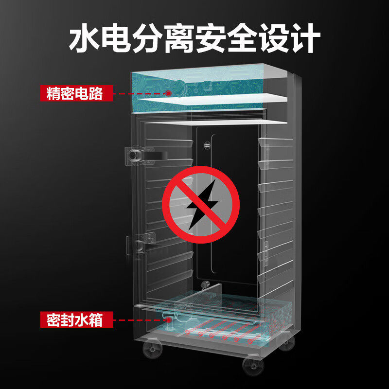猛世蒸饭柜8盘全自动商用蒸饭车亚克力/有机玻璃