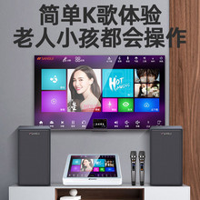 山水H5家庭影院ktv套装连电视音响k歌家用客厅点歌机台式电脑音箱