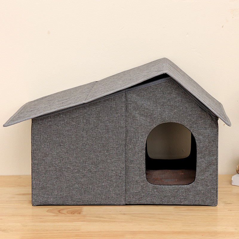 户外防水猫窝可折叠大空间宠物窝四季通用猫别墅猫防雨室外房子