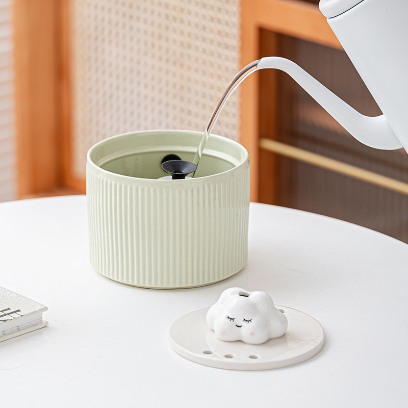 猫用可爱饮水机宠物用品卡通云朵猫咪喂水自动循环恒温加热饮水机