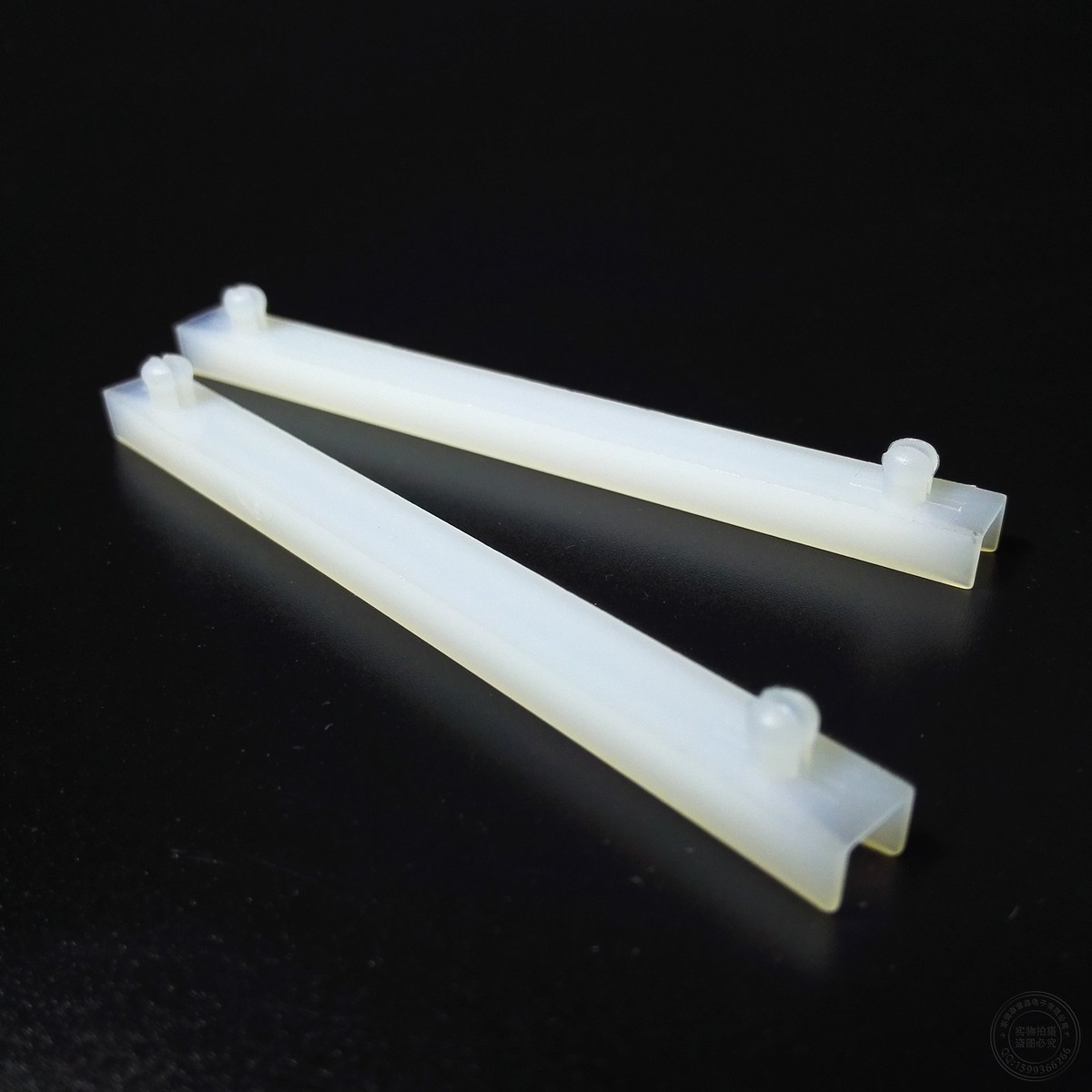 华社cg-350pc板导槽cg系列pc板轨道配电箱导槽100装黑白色现货