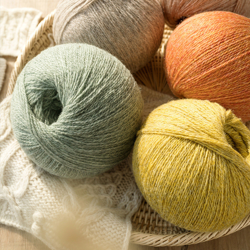 苏苏姐家初颜手编羊羔毛按包盒批发毛线团手工编织DIY钩针棒针