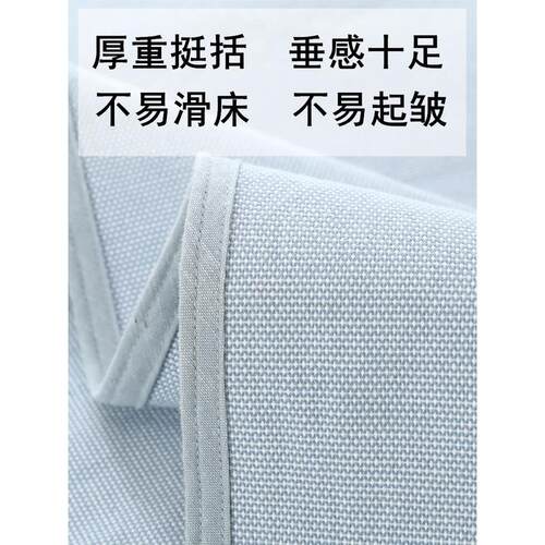 bx62老粗布床单三件套绣花】【加厚加密全棉提花冬夏两用粗布凉席