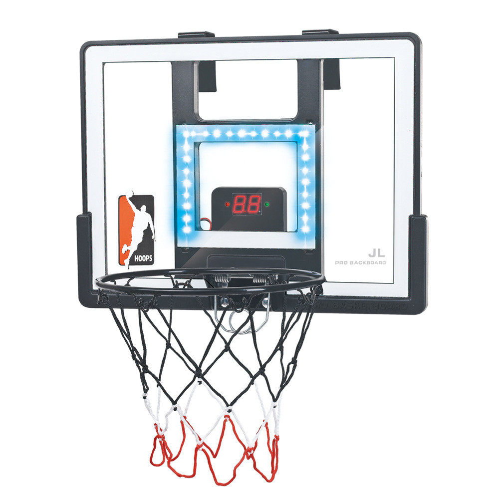 【可】篮球架静音计分扣篮户外折叠篮框比赛可升缩降儿童投篮球架