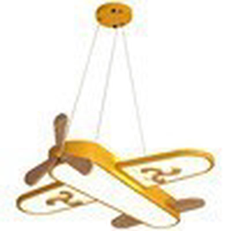 温馨可爱新款儿童房灯创意卡通飞机吊灯健康房间幼儿园护眼吸顶灯