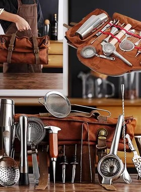 美式SOING品牌304调酒器套装雪克壶组合调酒器鸡尾酒调酒工具入门