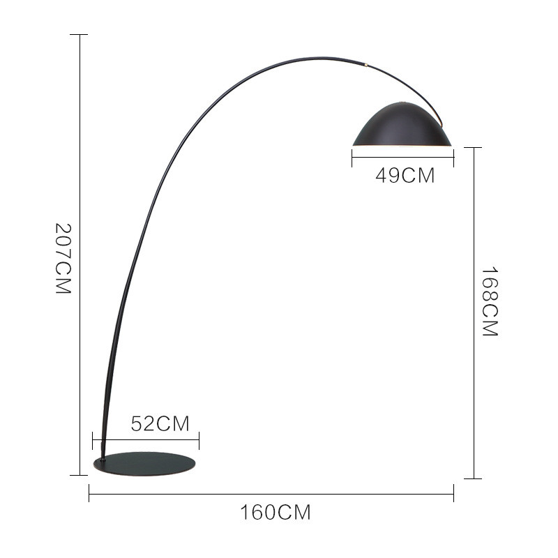 客厅沙发落地灯轻奢设计师极简现代简约创意钓鱼灯边书房卧室装饰