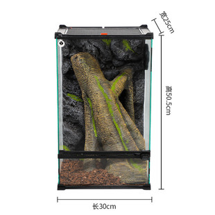 爬宠造景缸一体爬虫缸一物成景雨林缸宠缸爬宠景观爬沙漠爬缸