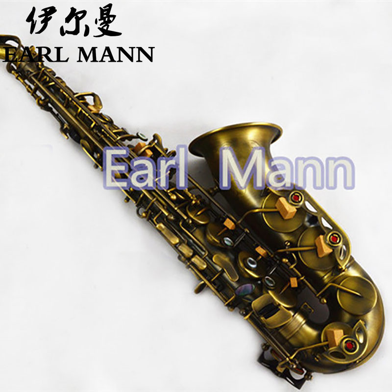伊尔曼 Earl Mann乐器 中音青古萨克斯 专业降E萨克斯管SAX