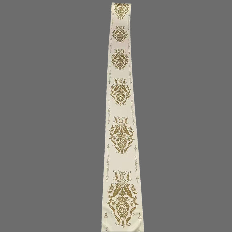 新款中式婚礼道具飘顶挂画红色婚庆吊顶装饰古典纱幔中国风卷轴画