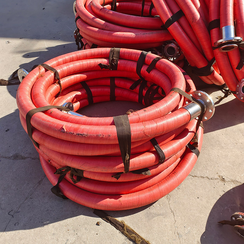 矿用大口径大口径胶管 高压钢丝编织大口径吸水胶管 法兰胶管